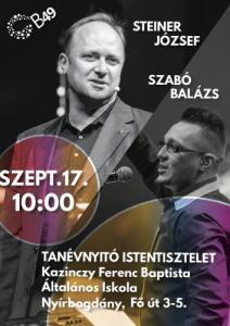 Tanévnyitó Istentisztelet