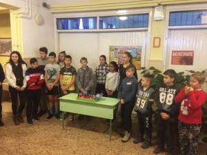 A hulladékcsökkentési héten legaktívabban tevékenykedő osztályok és tanulók jutalmat kaptak.