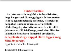 Tájékoztatás